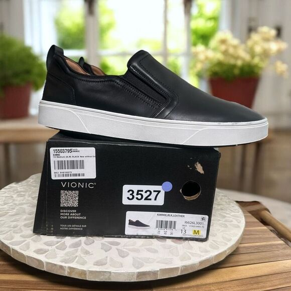 Vionic Kimmie Leather Arch Support Orthotic Slip-On Sneakers Comfort Shoes Women - Picture 6 of 10